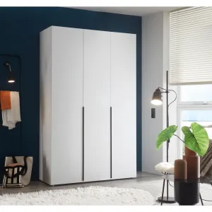 Skriňa s otočnými dverami MARLU biela 135cm