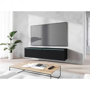 Nízka komoda s LED osvetlením 140cm