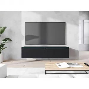 Nízka komoda s LED osvetlením 140cm