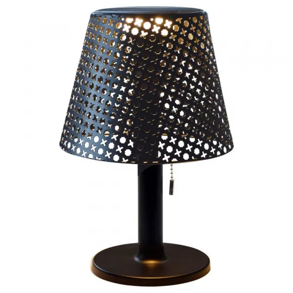 Solárne svietidlo Ino, P/V: ca 21/35cm, čierna