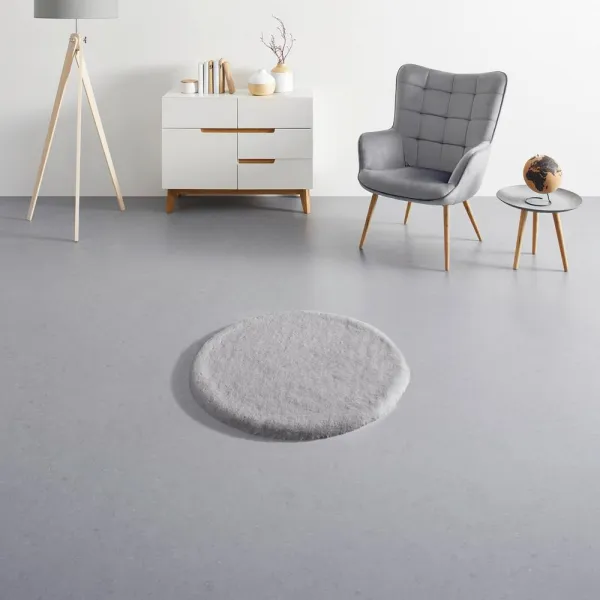 UMELÁ KOŽUŠINA Nico 3, P: 80cm, sivá