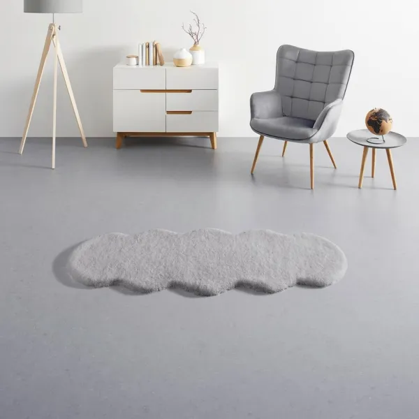 UMELÁ KOŽUŠINA Nico 2, 60/150cm, sivá