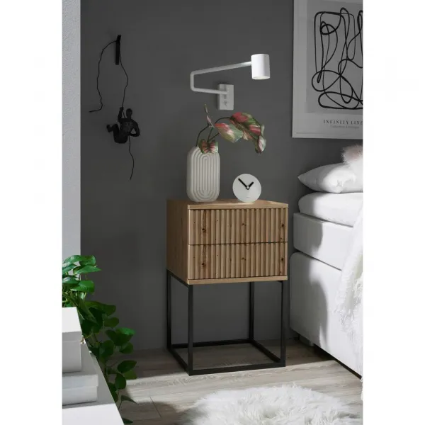 Nočný stolík MARLE dub Artisan