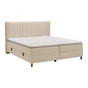 Posteľ boxspring ROMA, béžová, 180x200cm