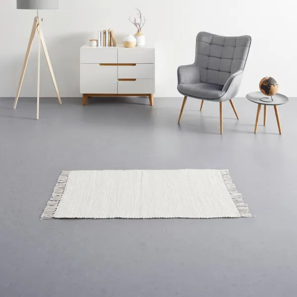 TKANÝ HANDRIČKOVÝ KOBEREC Julia 2, 70/130cm, krémová