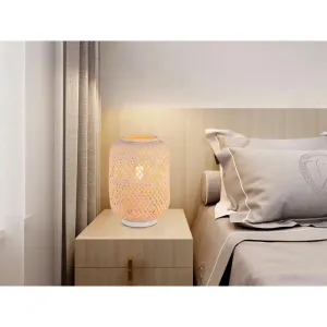 Stolná lampa ratan