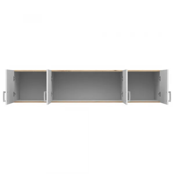 Nadstavec BRANDO 181cm dekor dub Artisan/biela matná