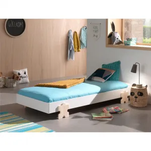 Posteľ pre deti a mládež MODULO biela