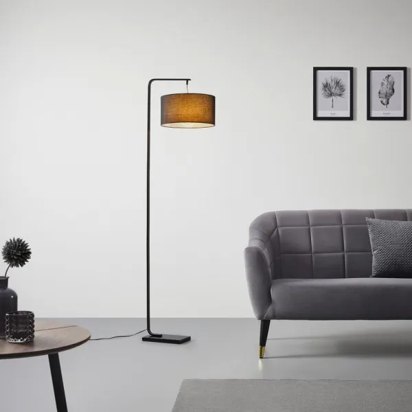 Stojacia lampa ALARA čierna