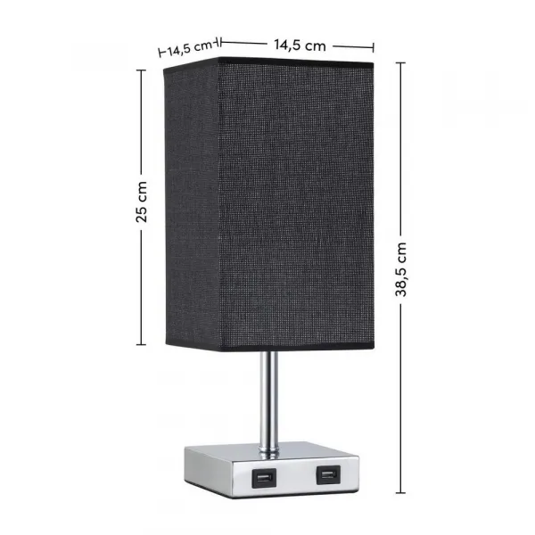 Stolná lampa Sabato, V: 38,5cm