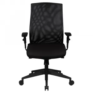 Otočná stolička DAVID čierna