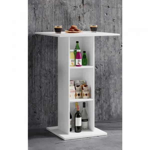 Barový stôl Standos biely š: 70cm