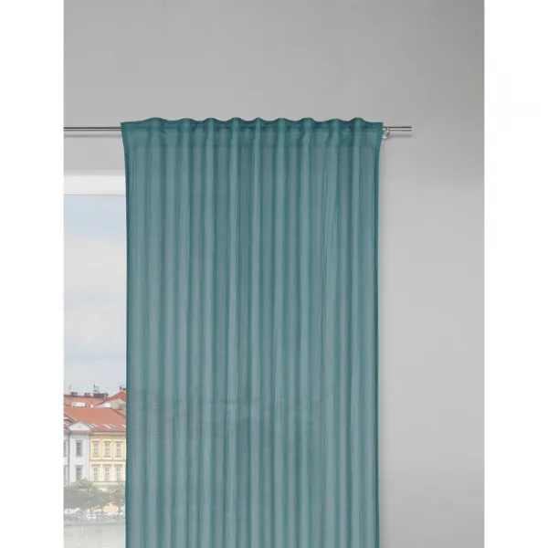 HOTOVÝ ZÁVES Ramona, 135/245cm, modrá