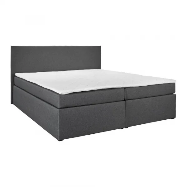 Manželská boxspring posteľ Lucy, 180x200, sivá