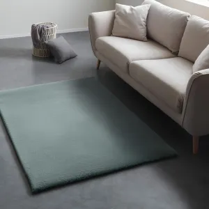 UMELÁ KOŽUŠINA Caroline, 80/150cm, zelená