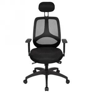 Otočná stolička DELUXE čierna