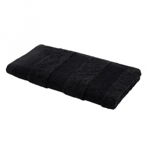 UTERÁK PRE HOSTÍ Chris, 30/50cm, čierna