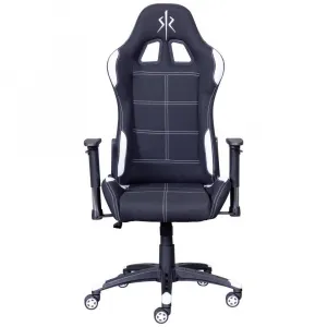 Hráčska stolička GAMING WHITE