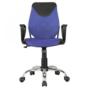 Otočná stolička pre dieťa Kika modrá