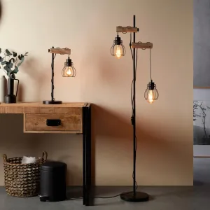 Stojacia lampa Aaliyah, bez 2x E27 max. 40W