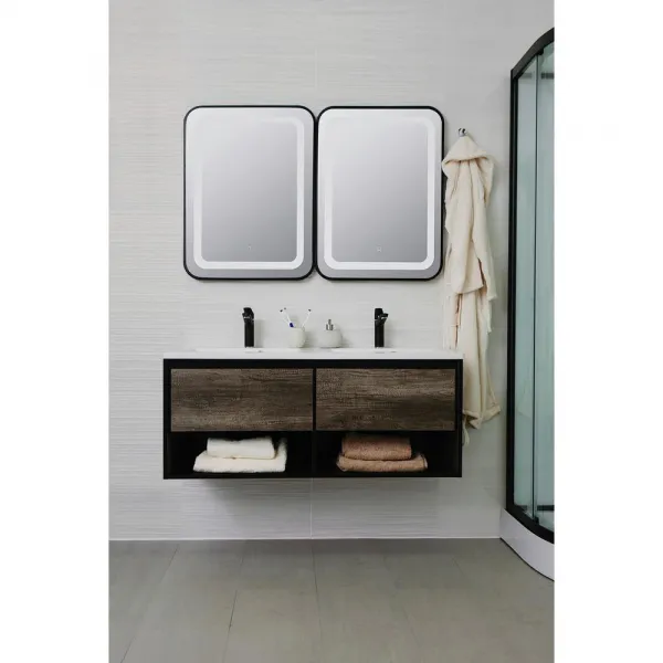 SKRINKA S UMÝVADLOM SOHO B: 120CM DUNKELGRAU/WEISS