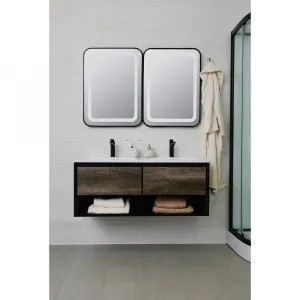 SKRINKA S UMÝVADLOM SOHO B: 120CM DUNKELGRAU/WEISS
