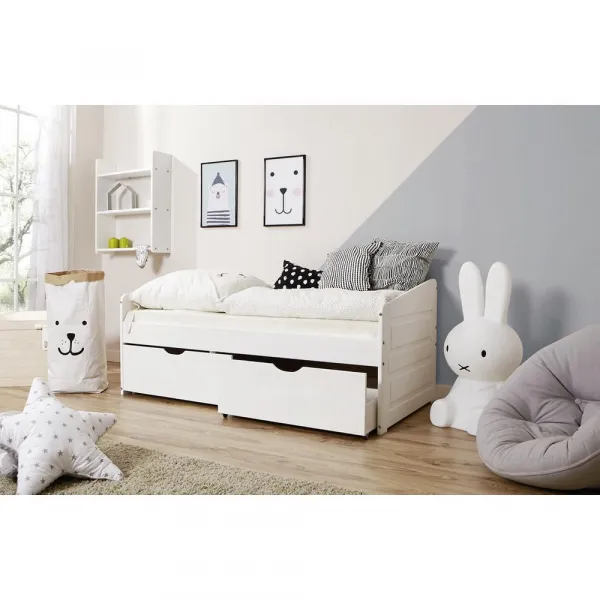Posteľ MICKI 80/160 cm biela