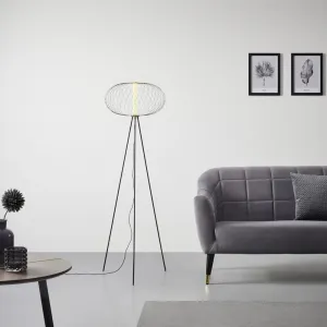 LED-Stojaca lampa AMOS čierna