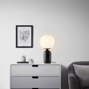 Stolná lampa TIANO čierna