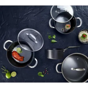 Sada hrncov Black Line, 7-dielna