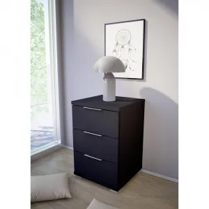 Nočný stolík čierna výška 61 cm