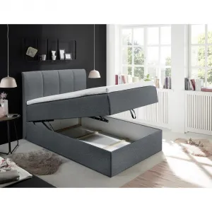 Boxspring posteľ GRANADA antracitová 120x200 cm