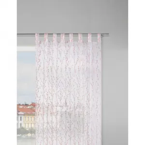 ZÁVES S PÚTKAMI Christiane, 140/250cm, ružová