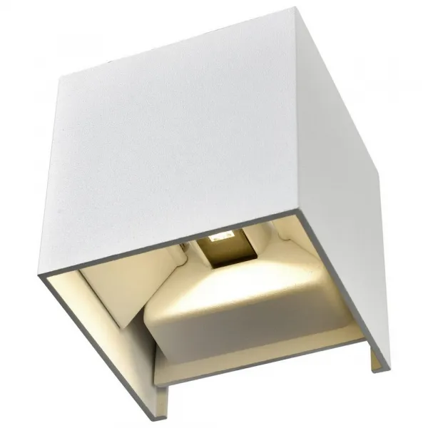 LED nástenná lampa Kubik 10/10/10cm, 7,3 Watt