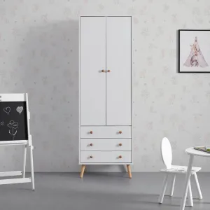 Šatná skriňa LUDO biela