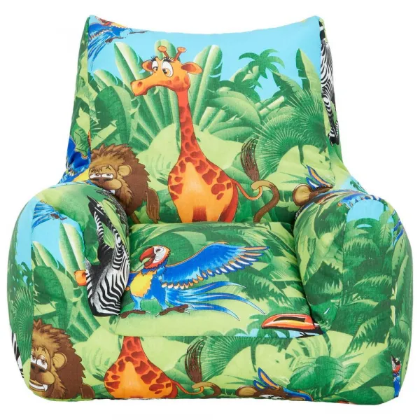 Detské kreslo farebné KIDS-JUNGLE