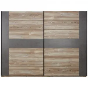 Šatníková skriňa s posuvnými dverami Chanton, 221x210 cm