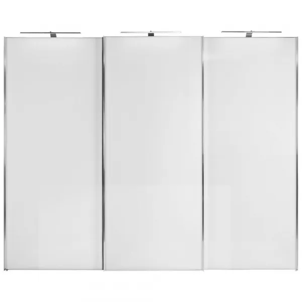 Šatníková skriňa SONATE ROM, 280x240 cm, biela