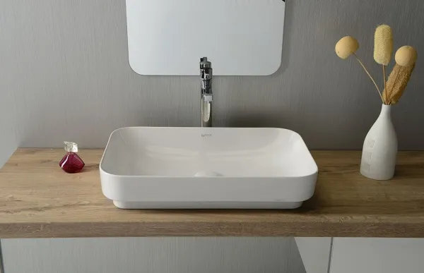 SOTT AQUA keramické umývadlo 60x38cm, biela 10SQ50060