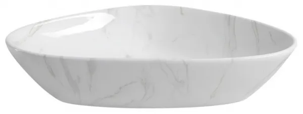 SAPHO - DALMA keramické umývadlo na dosku 58,5x39 cm, carrara 217