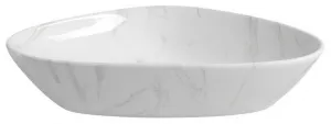 SAPHO - DALMA keramické umývadlo na dosku 58,5x39 cm, carrara 217