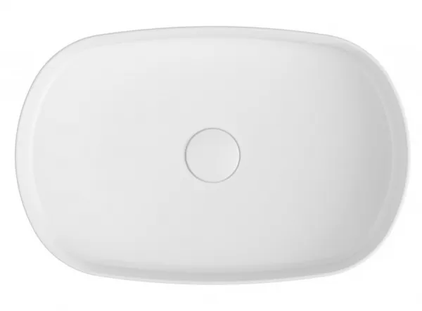ISVEA - INFINITY OVAL keramické umývadlo na dosku, 55x36cm, biela 10NF65055