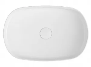 ISVEA - INFINITY OVAL keramické umývadlo na dosku, 55x36cm, biela 10NF65055