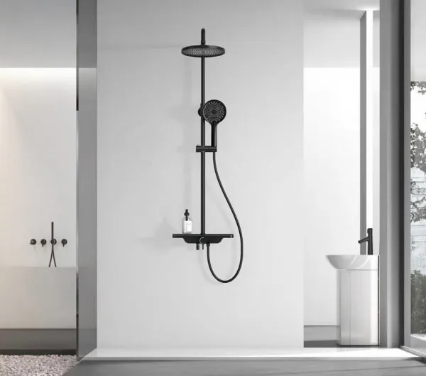 ARONA sprchový sloup, černý SL210B