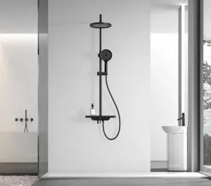 ARONA sprchový sloup, černý SL210B