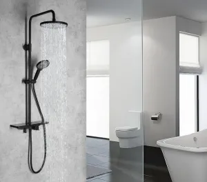 ARONA sprchový sloup, černý SL210B