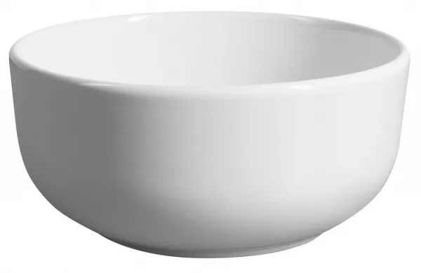 Keramické umývadlo EMMI na dosku, Ø 33 cm, biele TU0077