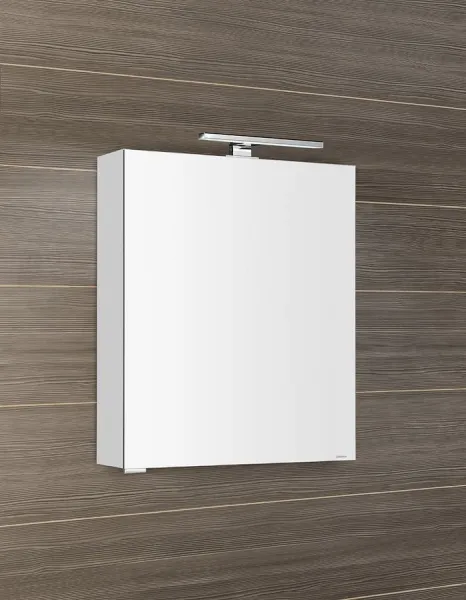 SAPHO - MIRRÓ galérka s LED osvetlením, 60x70x16cm, ľavá/pravá, biela MC060-0030