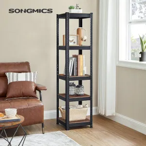 SONGMICS Regál Brety hnedo-čierny