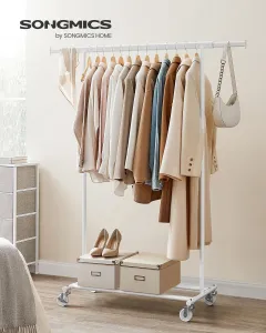 SONGMICS Stojan na oblečenie Furla biely